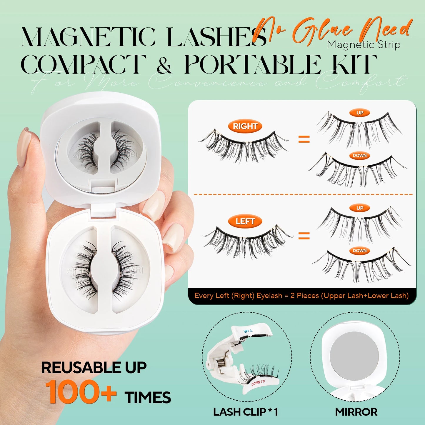 SheKween ELENA Series – Magnetic Eyelashes
